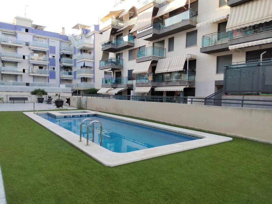 Appartement Residencial Azahar, Piscina Y Parking Gratis à Moncófar Extérieur photo